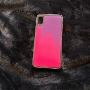 🌺Iphone Xs Max pink liquid fashion phone case